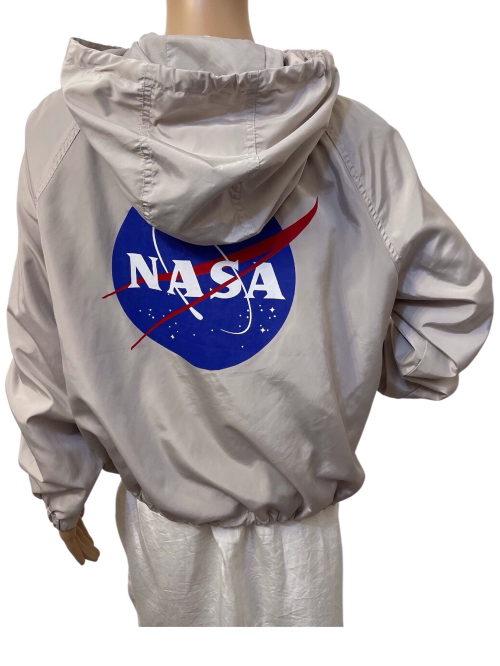 H&M NASA Logo Hooded Windbreaker Women's Jacket, M - Picture 5 of 12